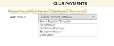 Club Payment Links overview
